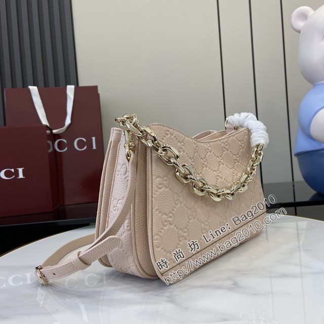 Gucci專櫃古馳最新款Emblem系列小號肩背包鏈條女包 jh2848型號：815263